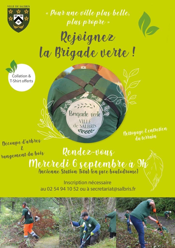 affiche brigade verte septembre 2023