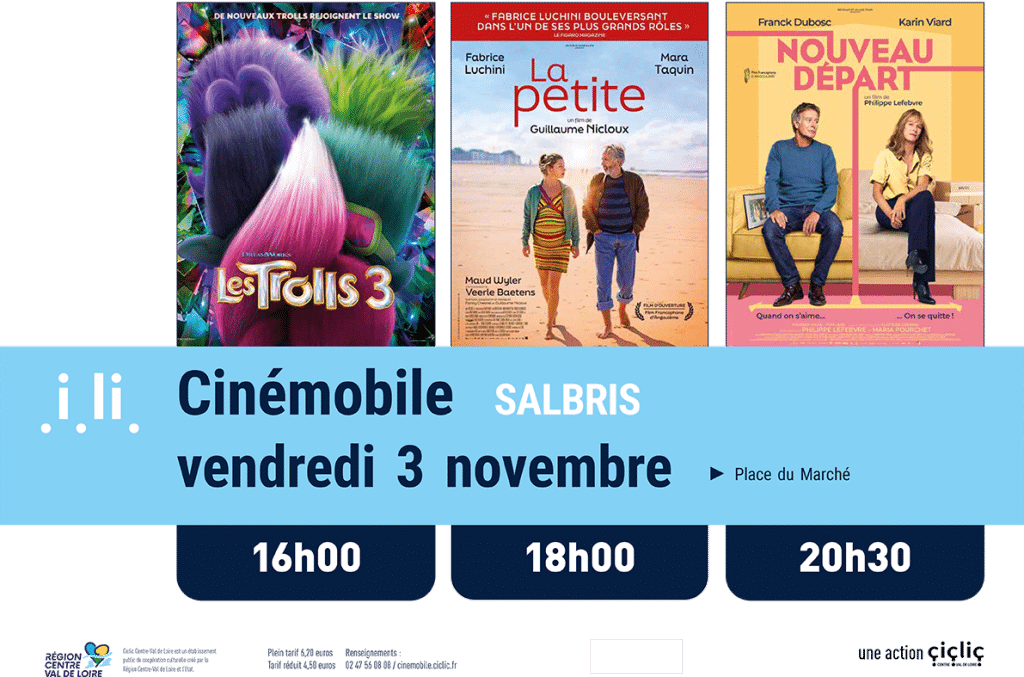 affiche cinemobile salbris novembre 2023
