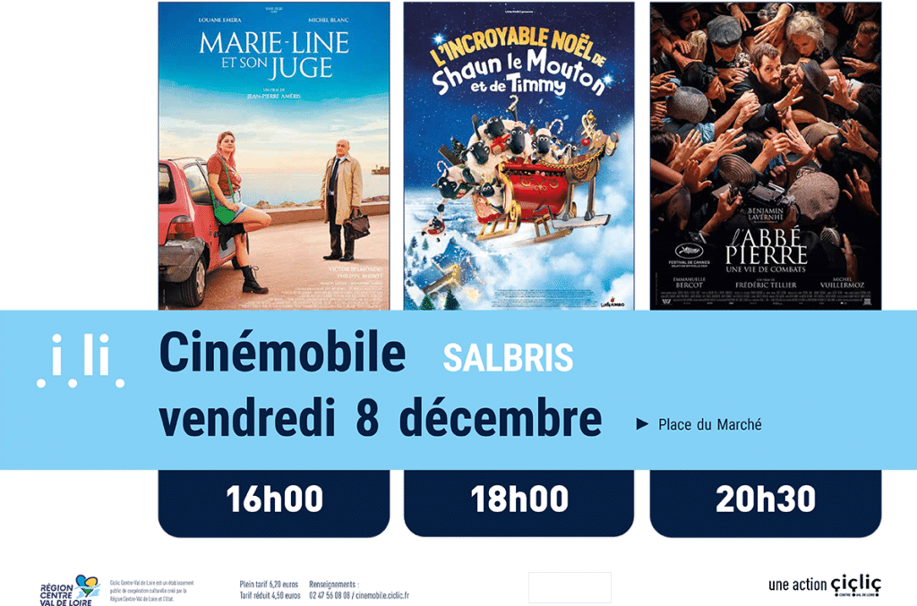 affiche cinemobile salbris décembre 2023