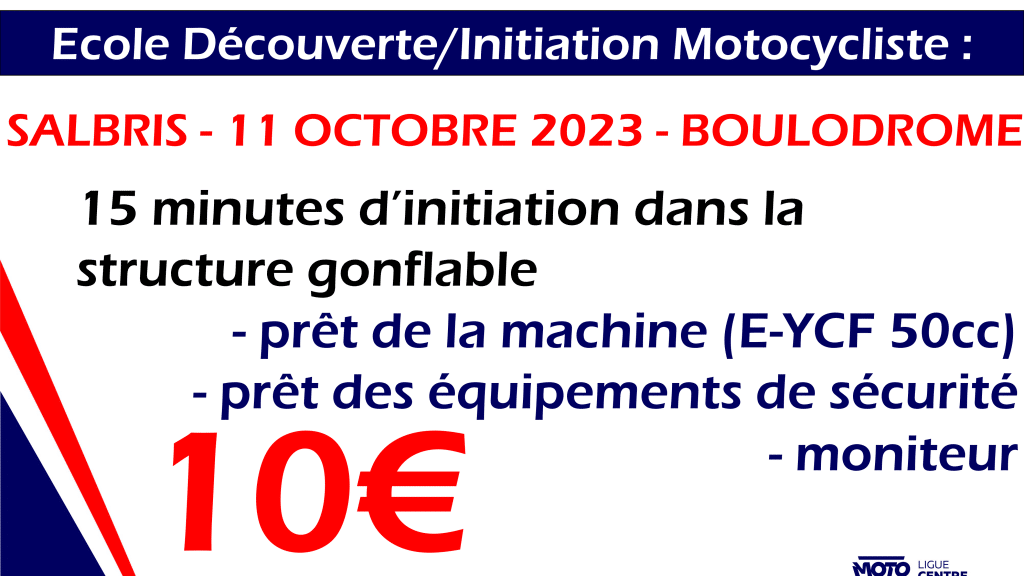 initiation moto salbris