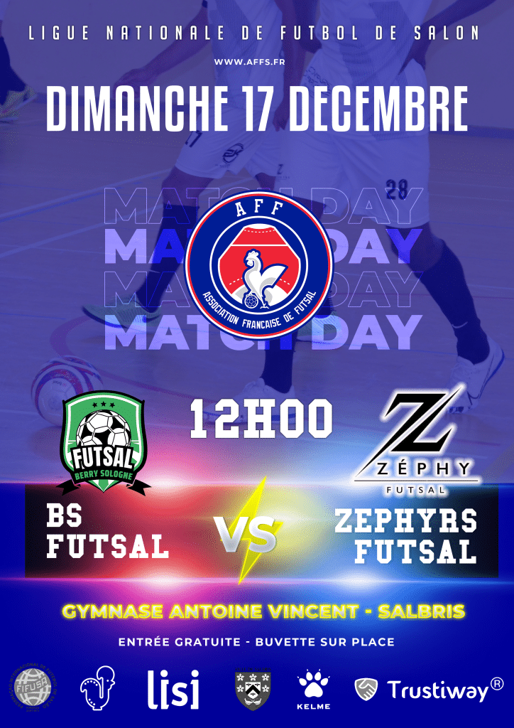 affiche-A4-match-bs-futsal-vs-zephyrs-futsal