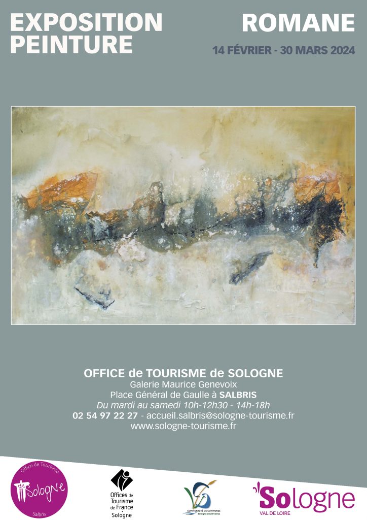 Affiche exposition Romane - Salbris - 2024