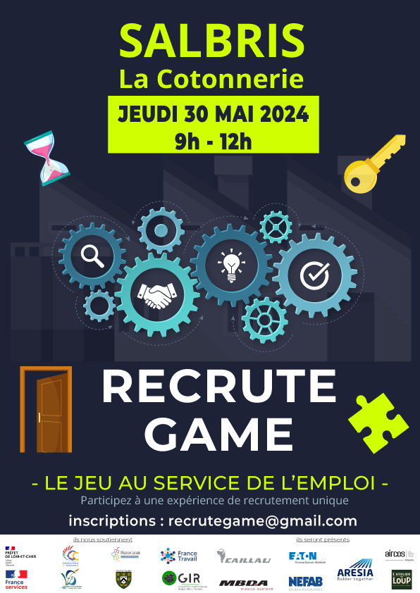 recrute game salbris mai 2024