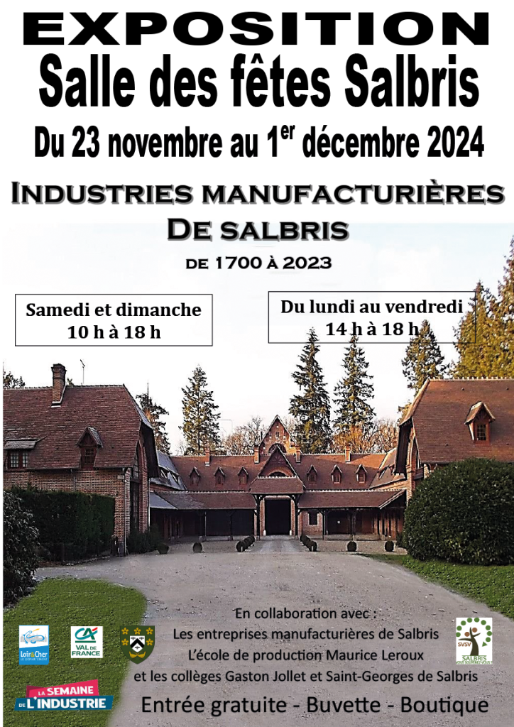 affiche salbris vous souvenez vous expo industries