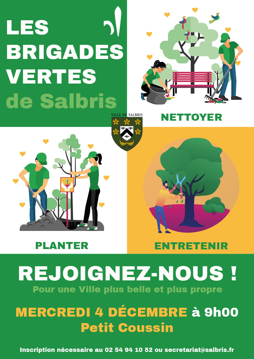 affiche brigade verte décembre 2024