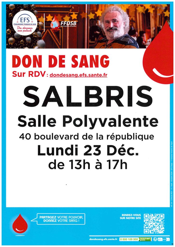 don du sang decembre 2024