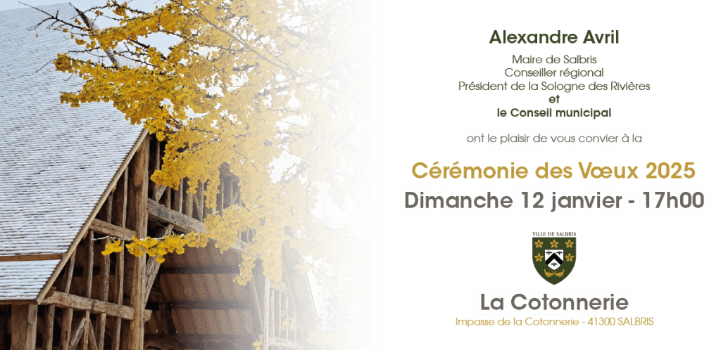carte voeux salbris 2025 cotonnerie
