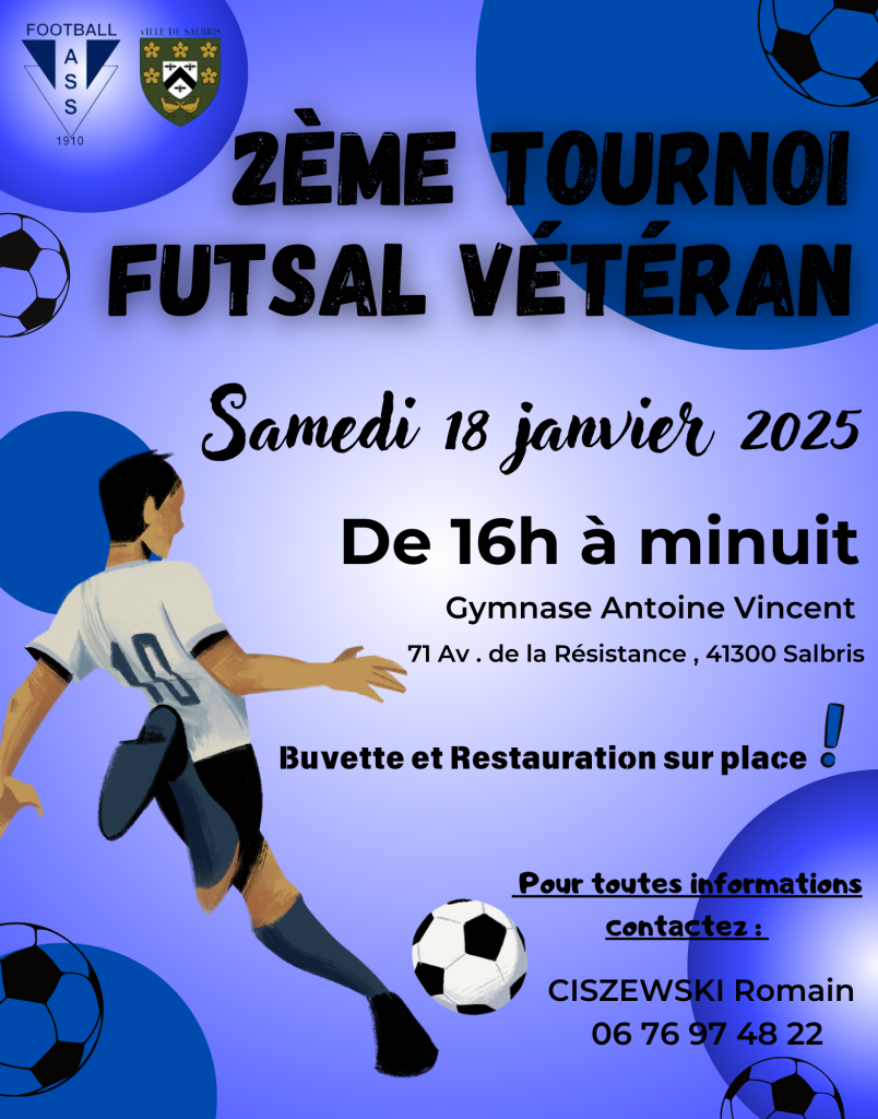tournoi vétéran futsal