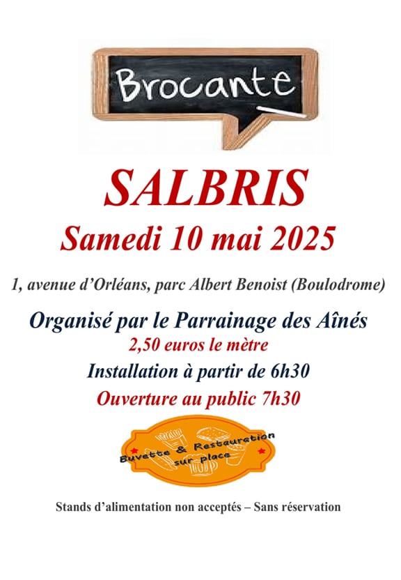 brocante parrainage 10 mai 2025