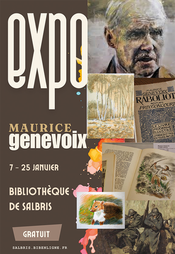expo maurice genevoix bibli