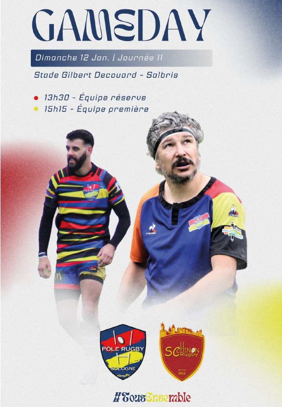 match salbris rugby janvier 2025