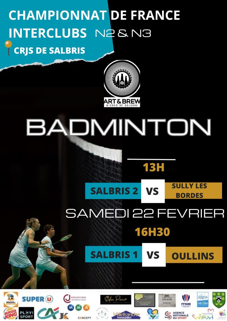 badminton fevrier 2025