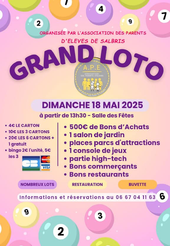 grand loto APE