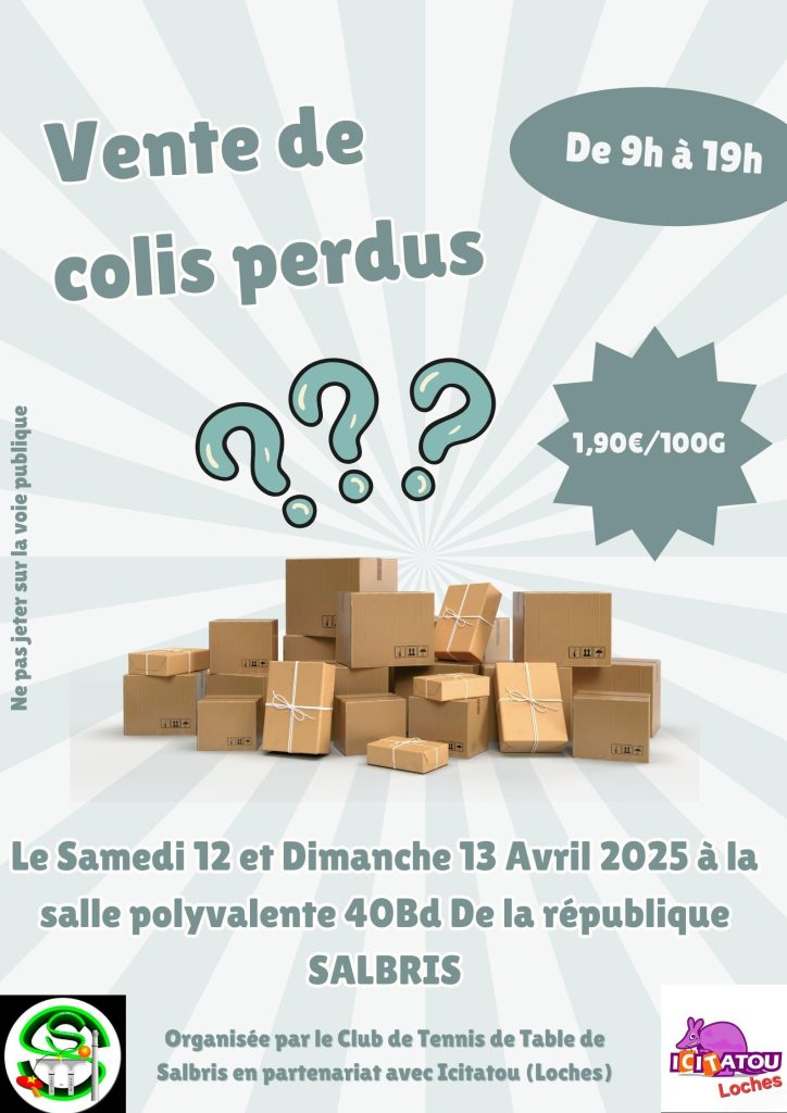 vente colis perdus salbris