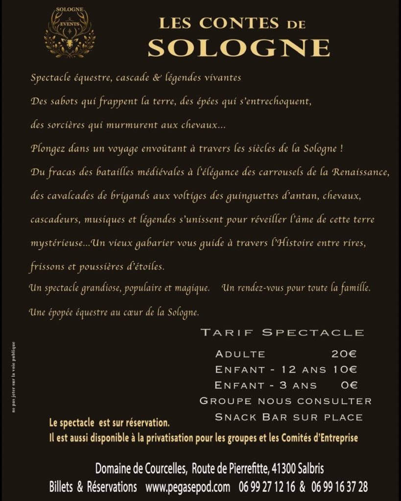 programme conte sologne pegase prod