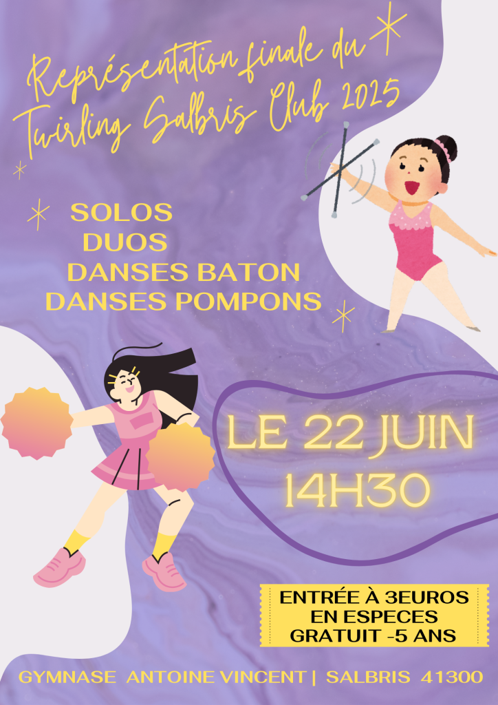 affiche finales twirling salbris
