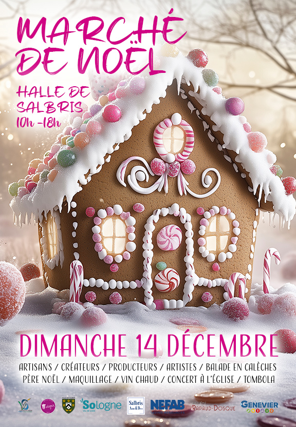 affiche marché de noel 2025