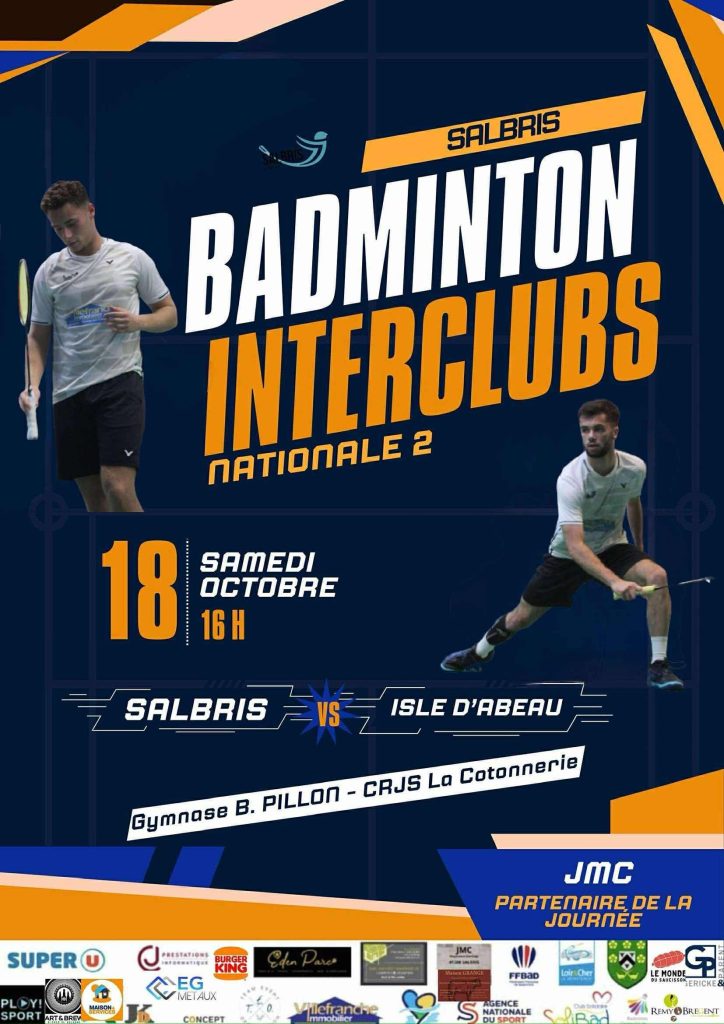 badminton octobre 2025