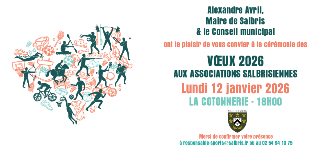 Carton invitation voeux asso janvier 2026