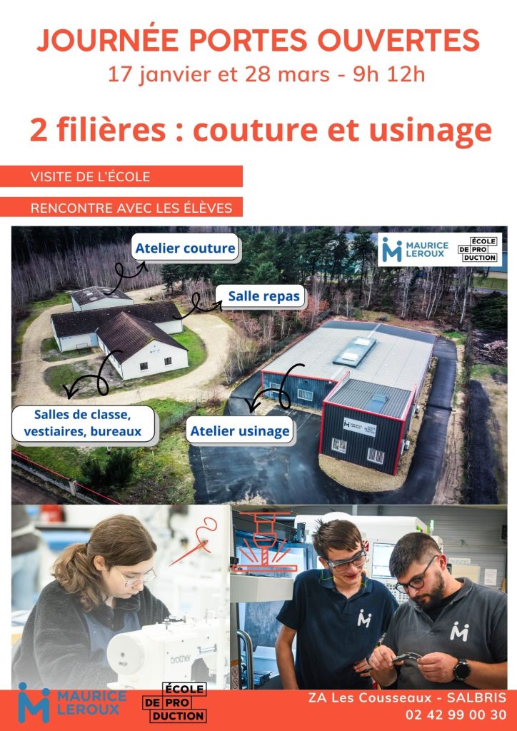 porte ouverte école de de production salbris