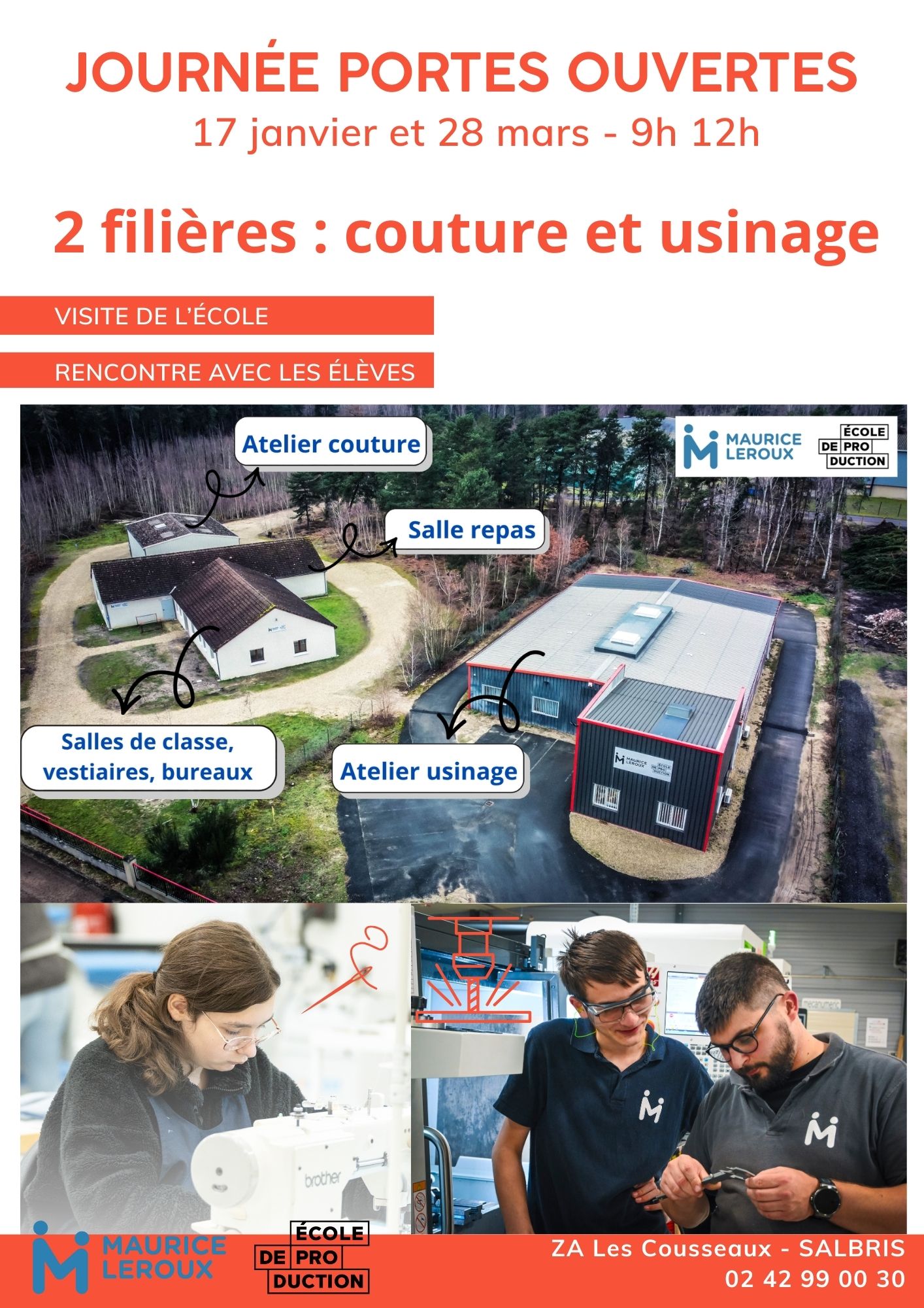 porte ouverte école de de production salbris