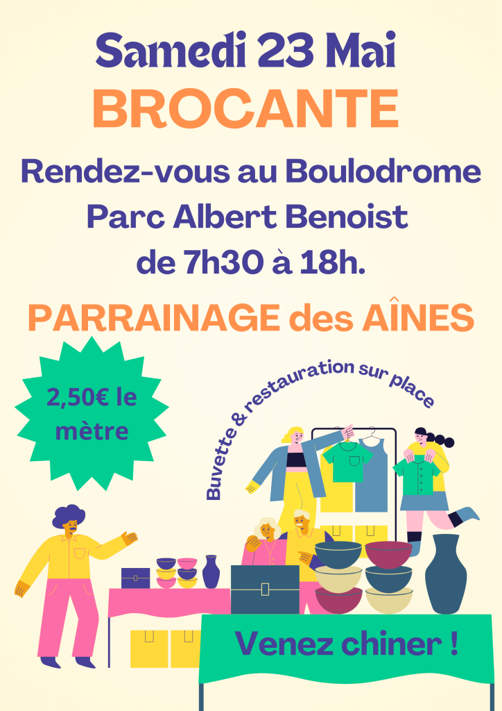 brocante 23 mai parrainage aines salbris