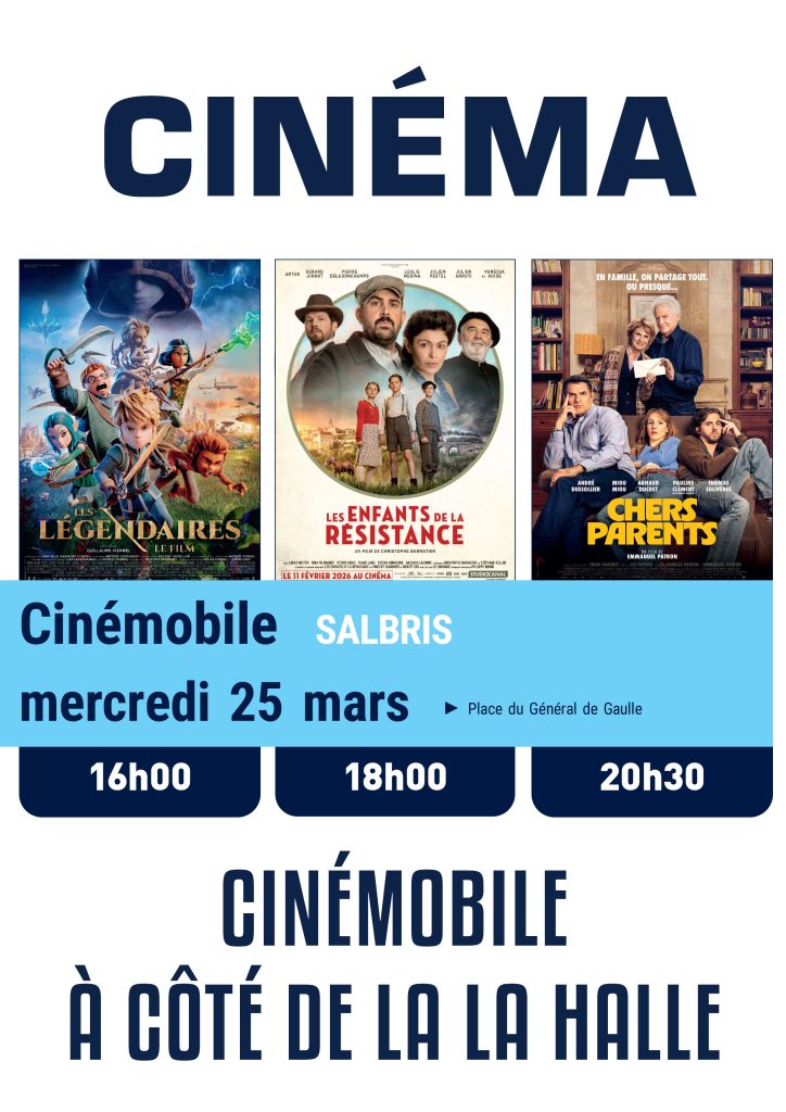 cinémobile salbris mars 2026