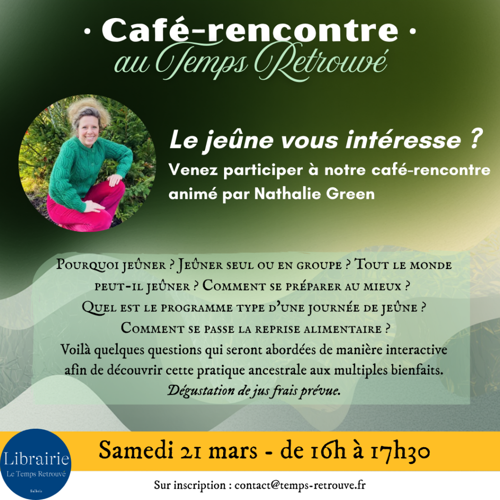 Affiche Café-rencontre TEMPS RETROUVE Salbris
