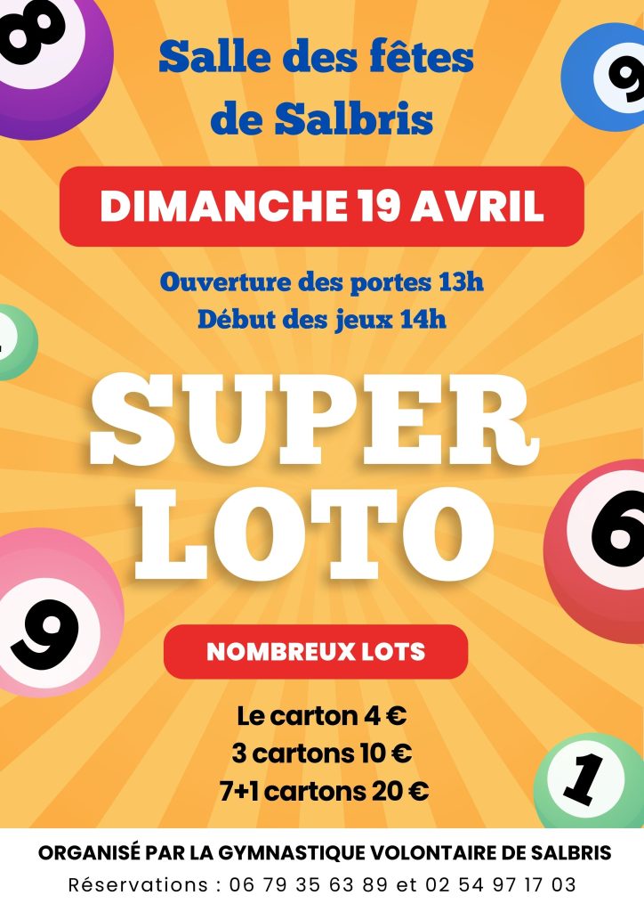 Super Loto gym volontaire salbris
