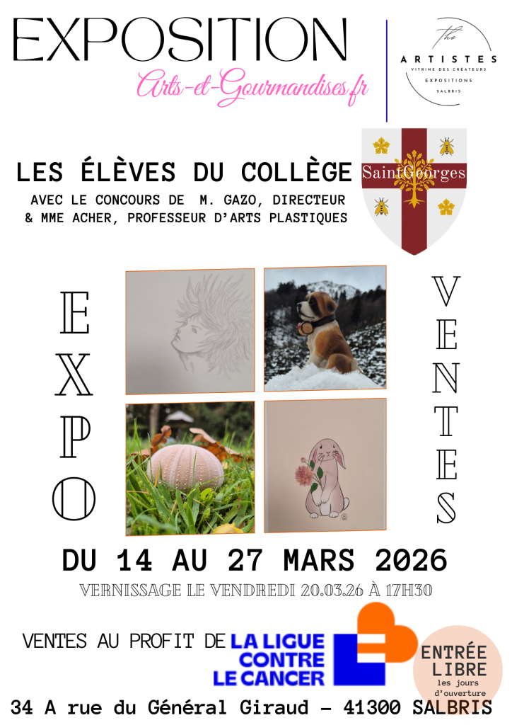 expo salbris St Georges arts et gourmandises