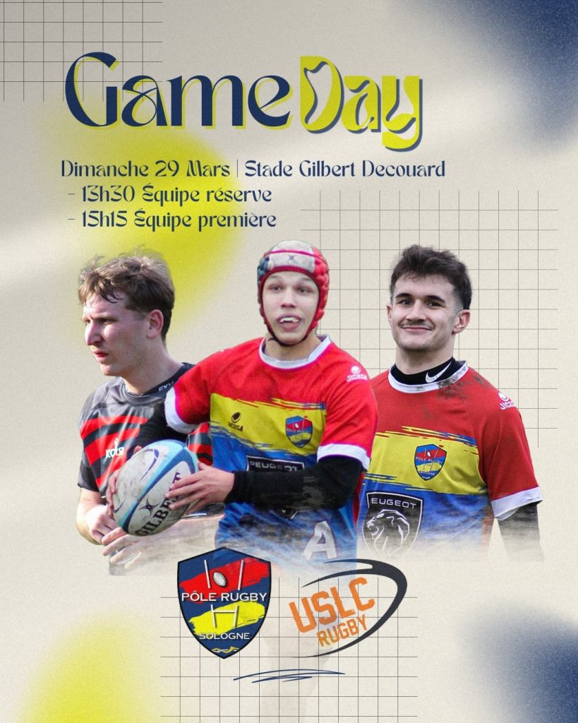 affiche rugby salbris mars 2026