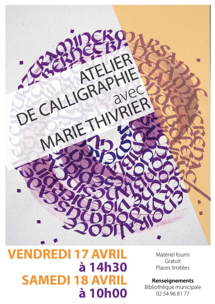atelier calligraphie thivrier salbris
