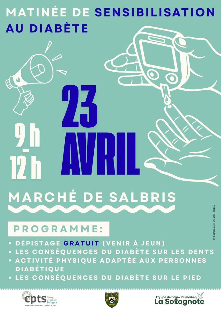 flyer lumineux sensibilisation diabète