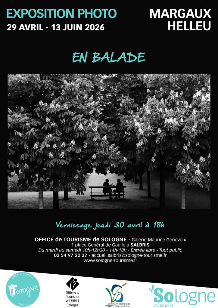 Affiche exposition Margaux Helleu - Galerie Maurice Genevoix Salbris - 2026_web