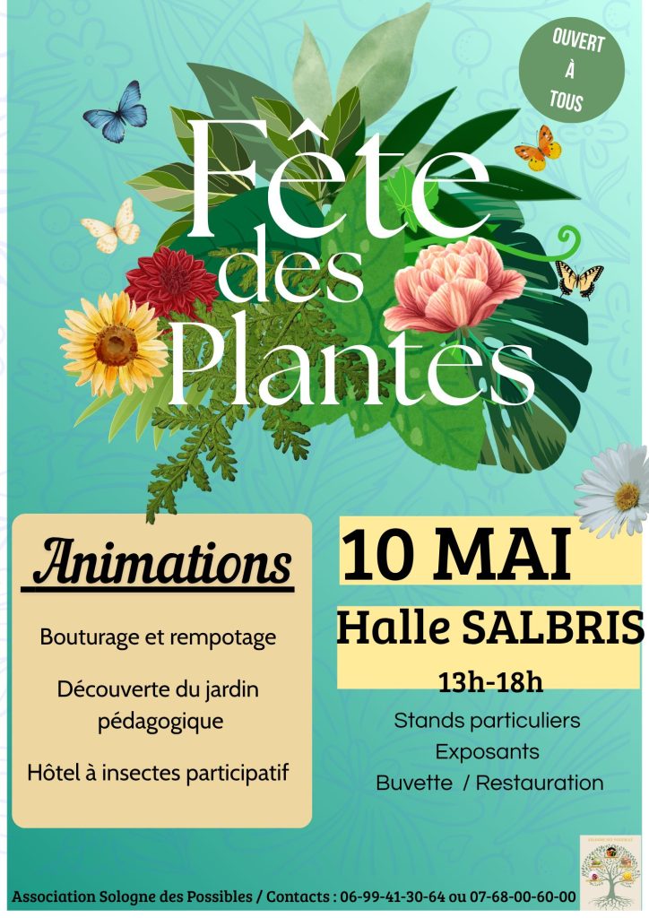 fete des plantes salbris sologne des possibles