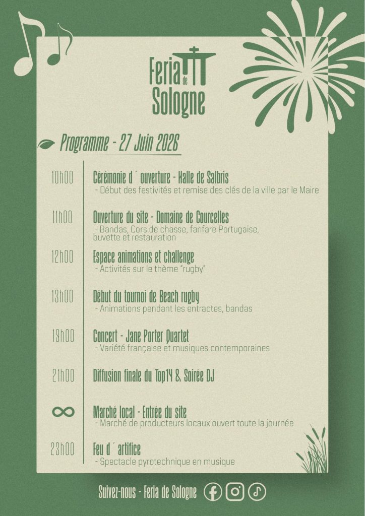 programme feria de sologne salbris