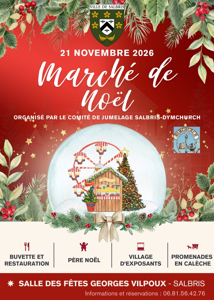 affiche marché de noel 2026 dymchurch salbris