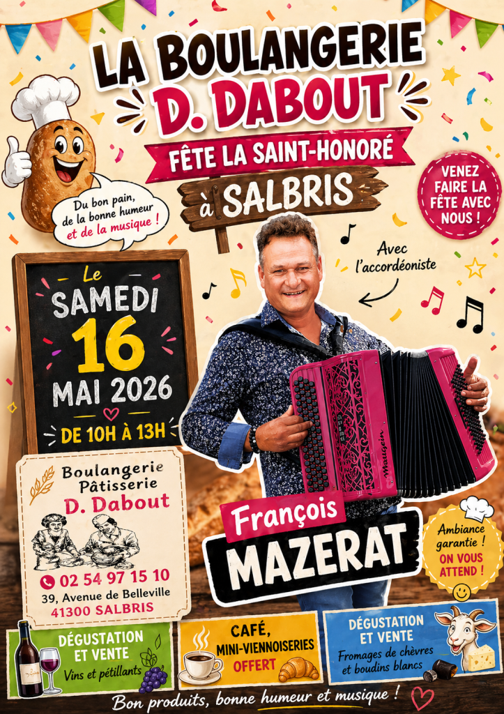 fete saint honoré boulangerie dabout salbris