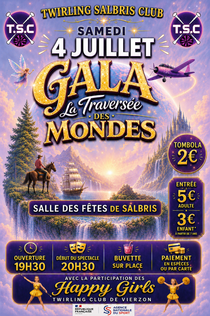 gala 4 juillet gym twirling salbris