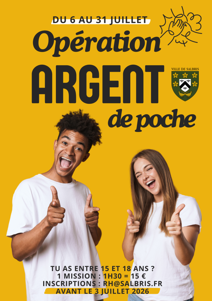 argent de poche salbris