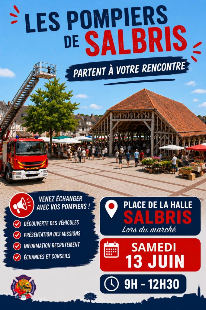 démonstration halle pompiers salbris