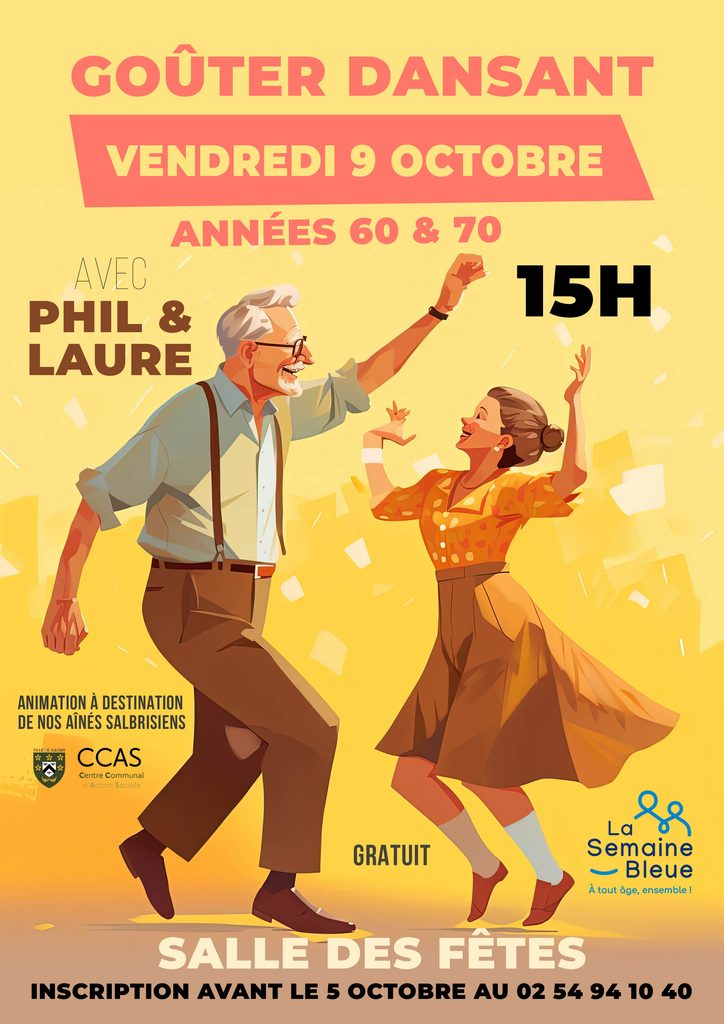 goûter dansant salbris octobre 2026