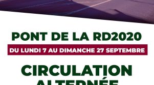 Travaux sur la RD2020 à Salbris en septembre 2026, circulation en alternance