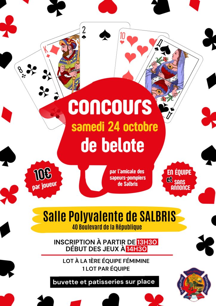 Affiche concours belote - 3